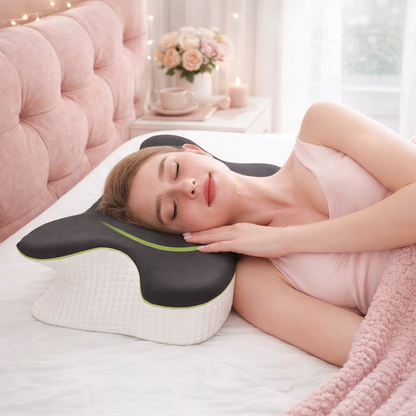 Ergonomic  Neck Pillow for Comfy Sleep  | 50% OFF Till Stock Lasts