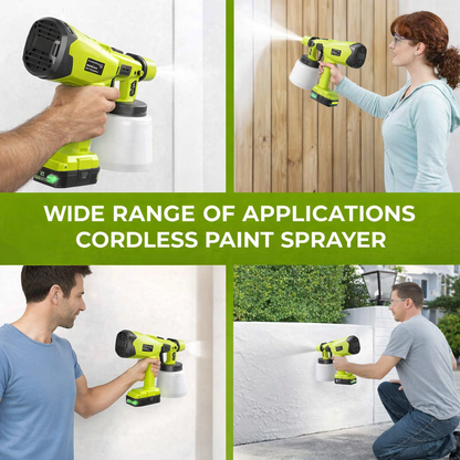 Cordless High Pressure Spray Gun Paint Sprayer | 50% OFF Till Stock Lasts