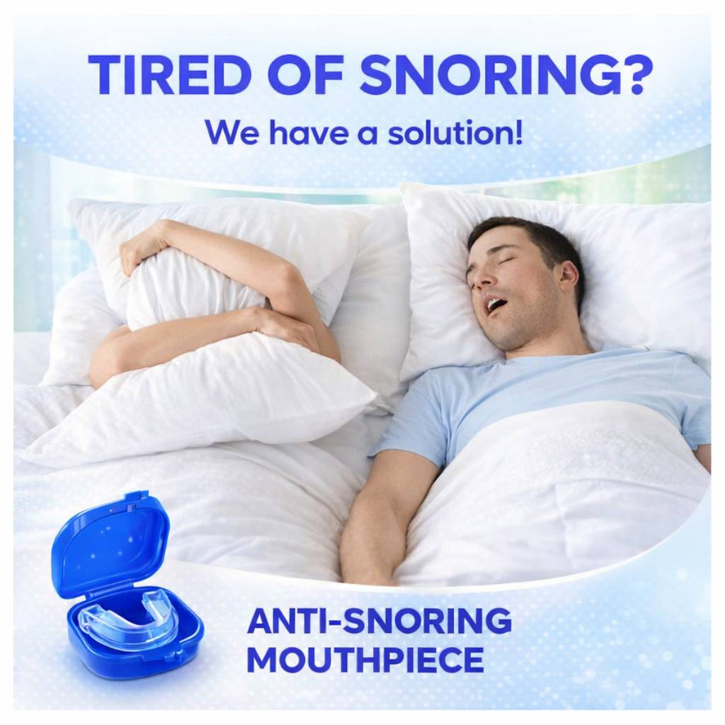 Anti Snoring Mouthpieces for Comfort Sleep  | 50% OFF Till Stock Lasts